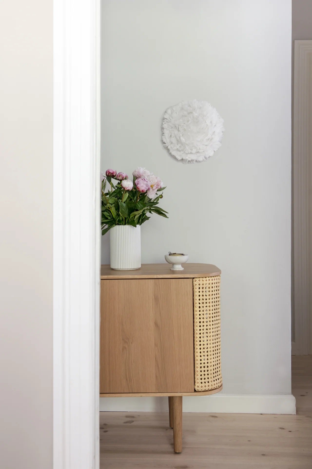 Eos Up mini hvid loftlampe