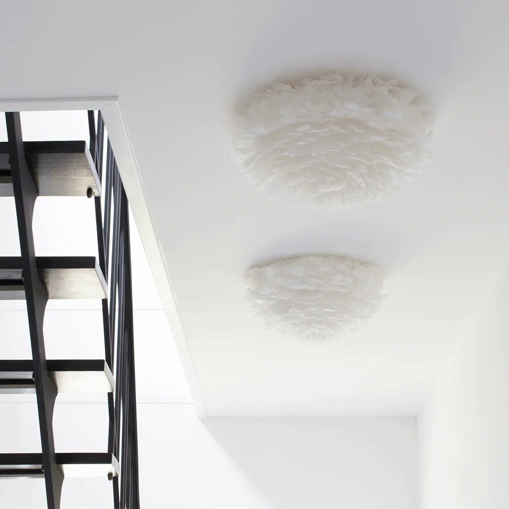 Eos Up medium hvid loftlampe