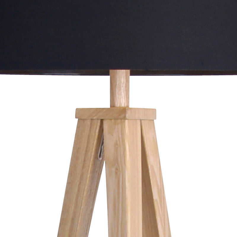 Paso gulvlampe eg/sort