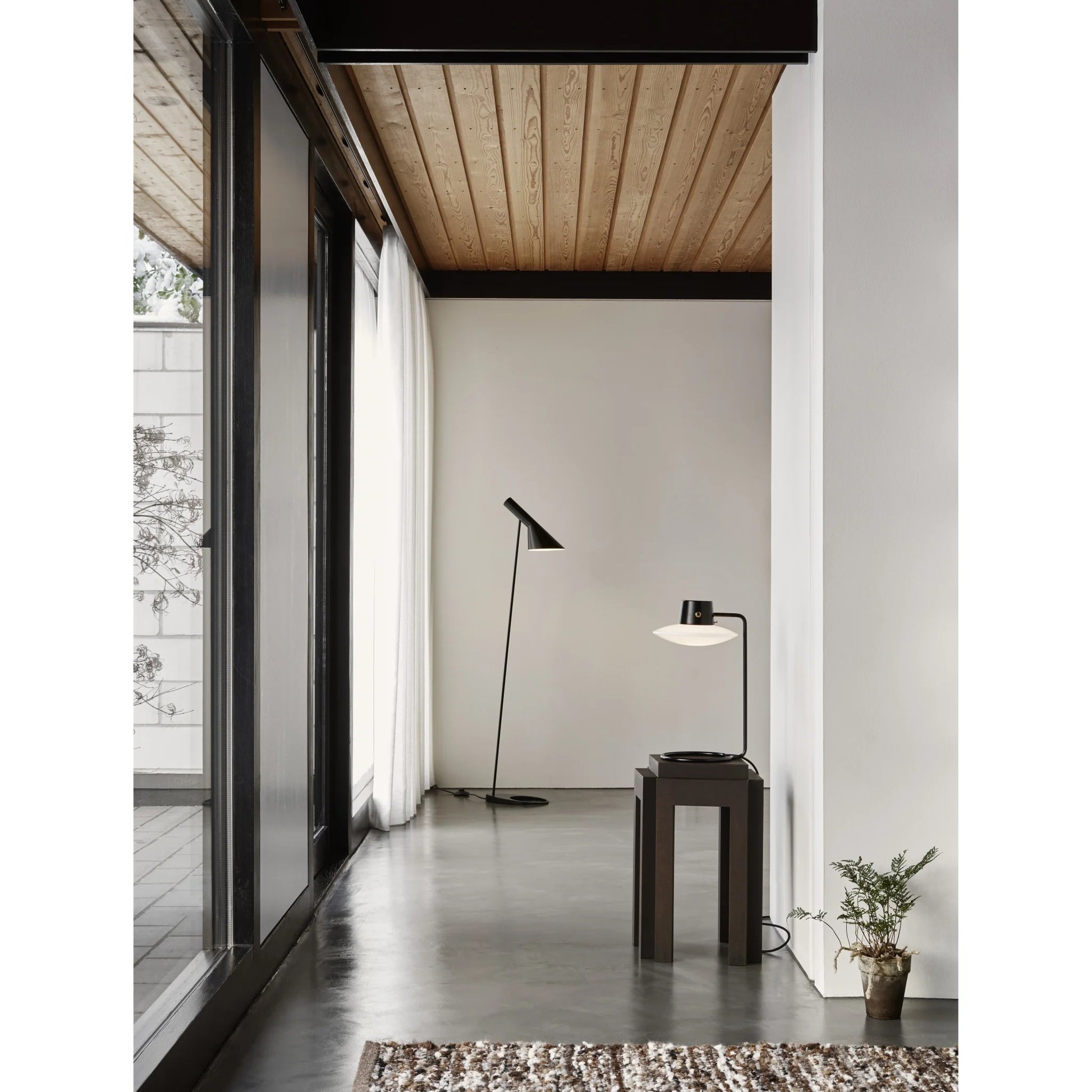 AJ Oxford H41 opal bordlampe