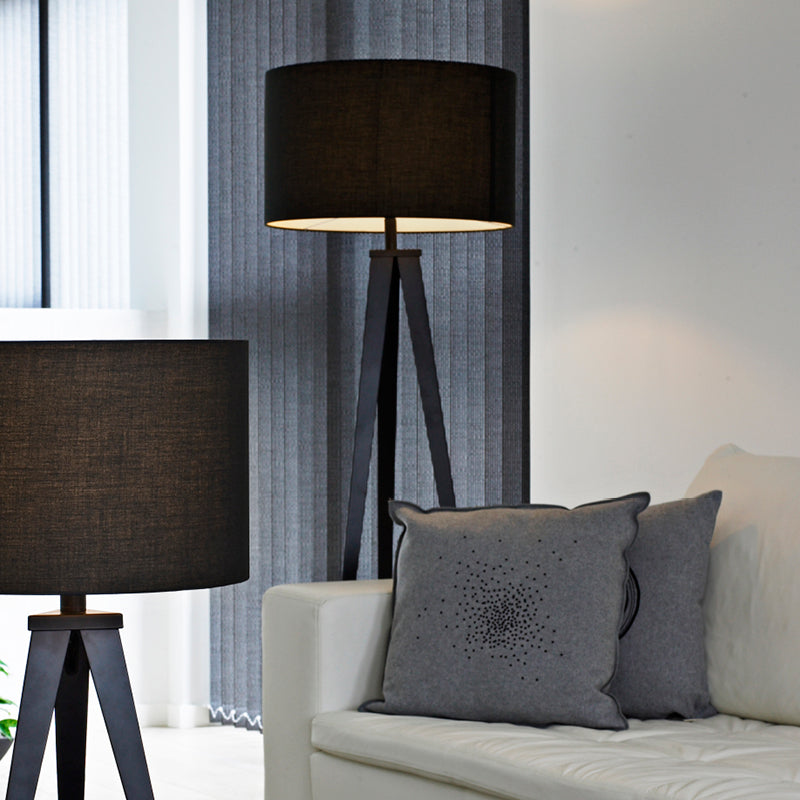 Paso gulvlampe sort/sort