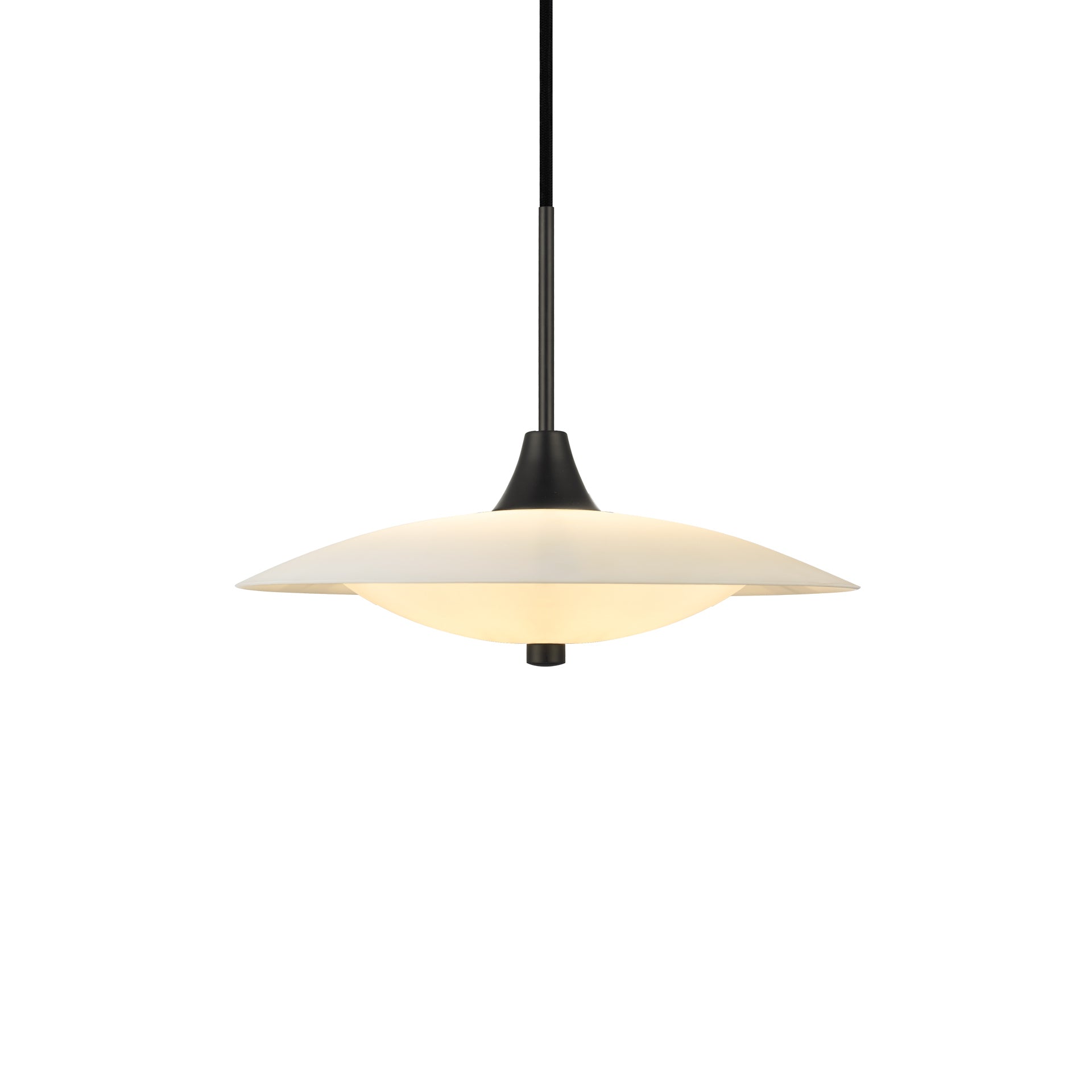 Baroni Ø35 sort/opal pendel