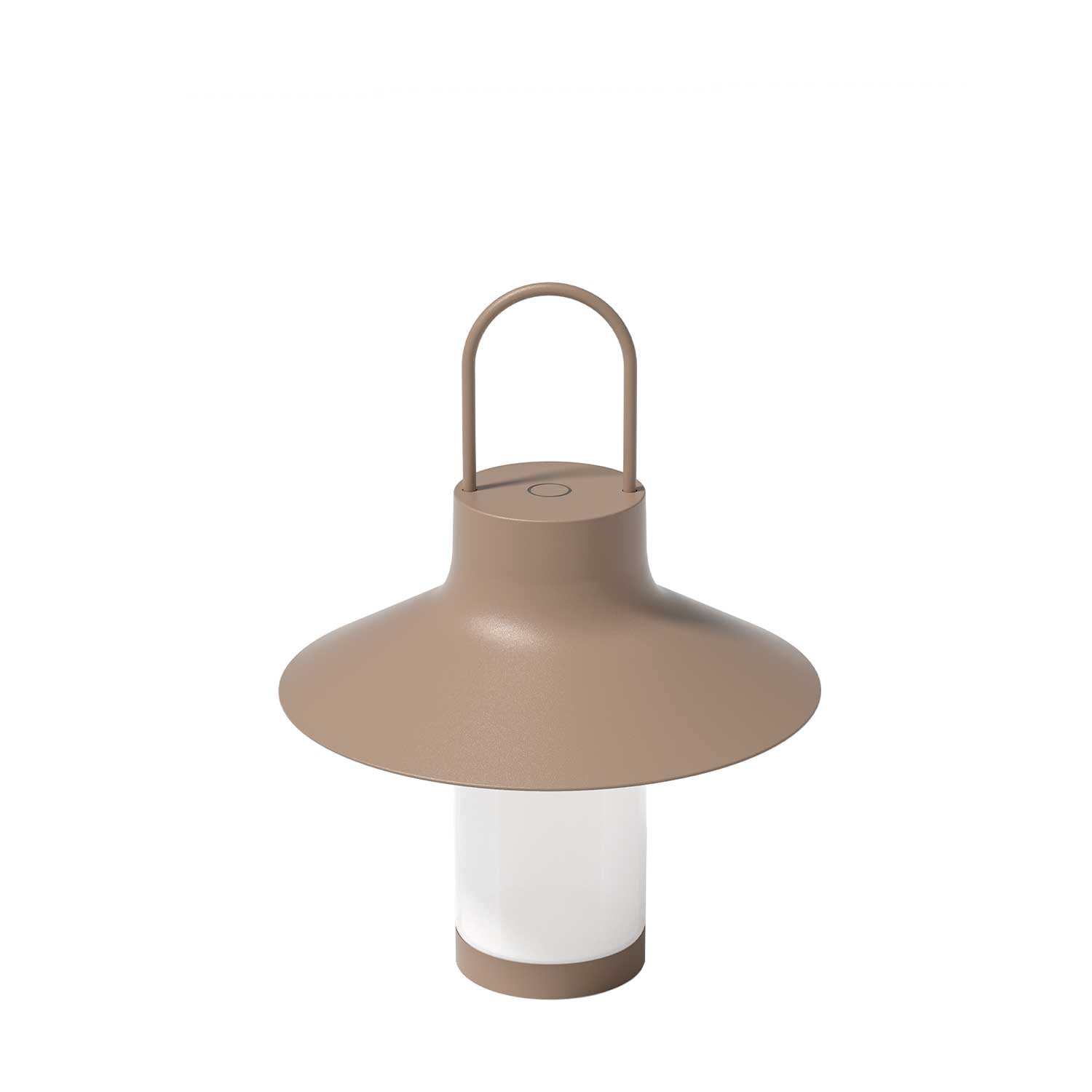 Shadow Large gråbeige bordlampe