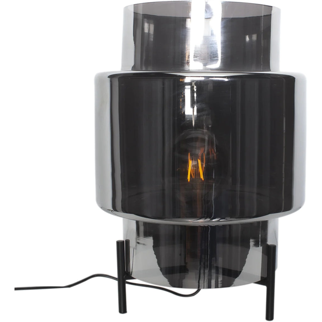 Ebbot H37 røggrå bordlampe