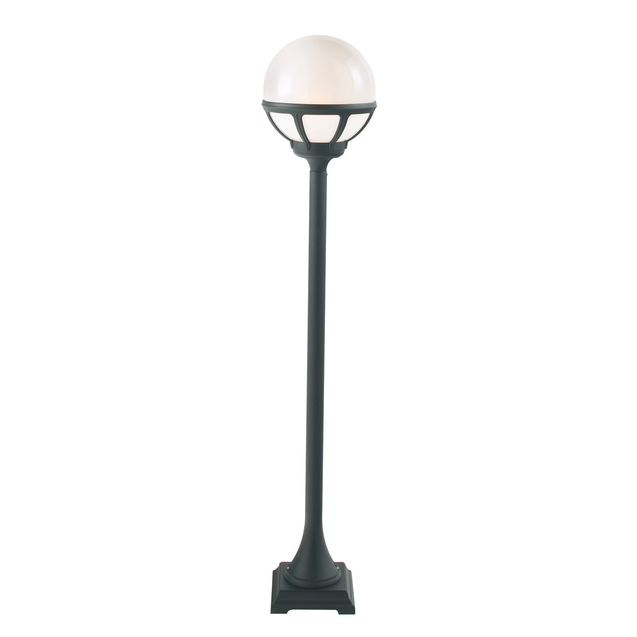 Bologna 315 sort/opal bed- og havelampe