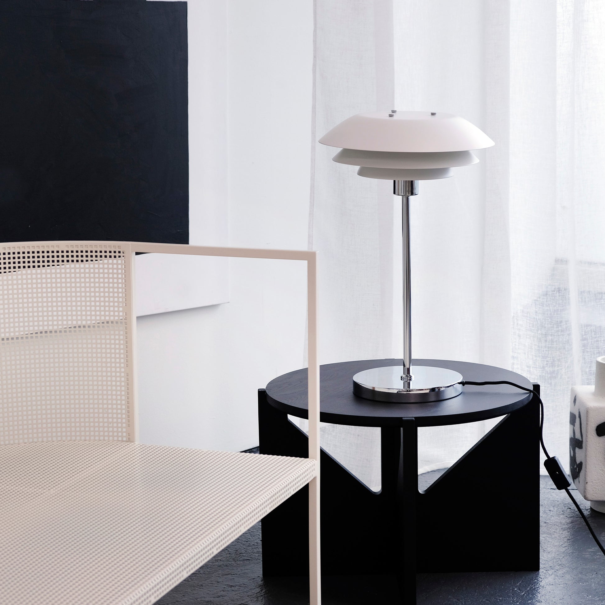 DL31 hvid bordlampe