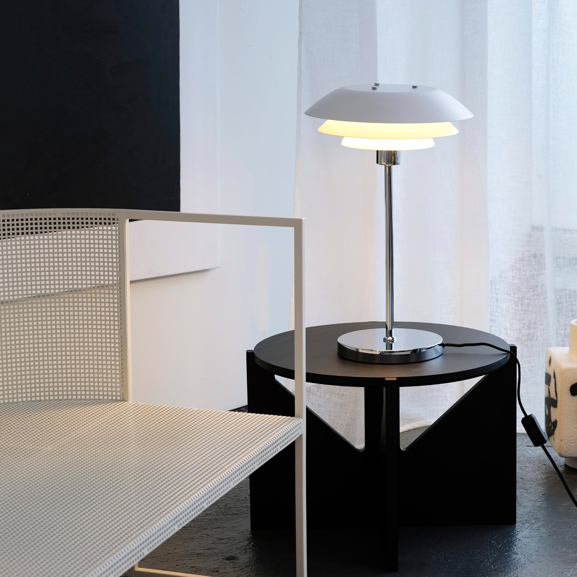 DL31 hvid bordlampe