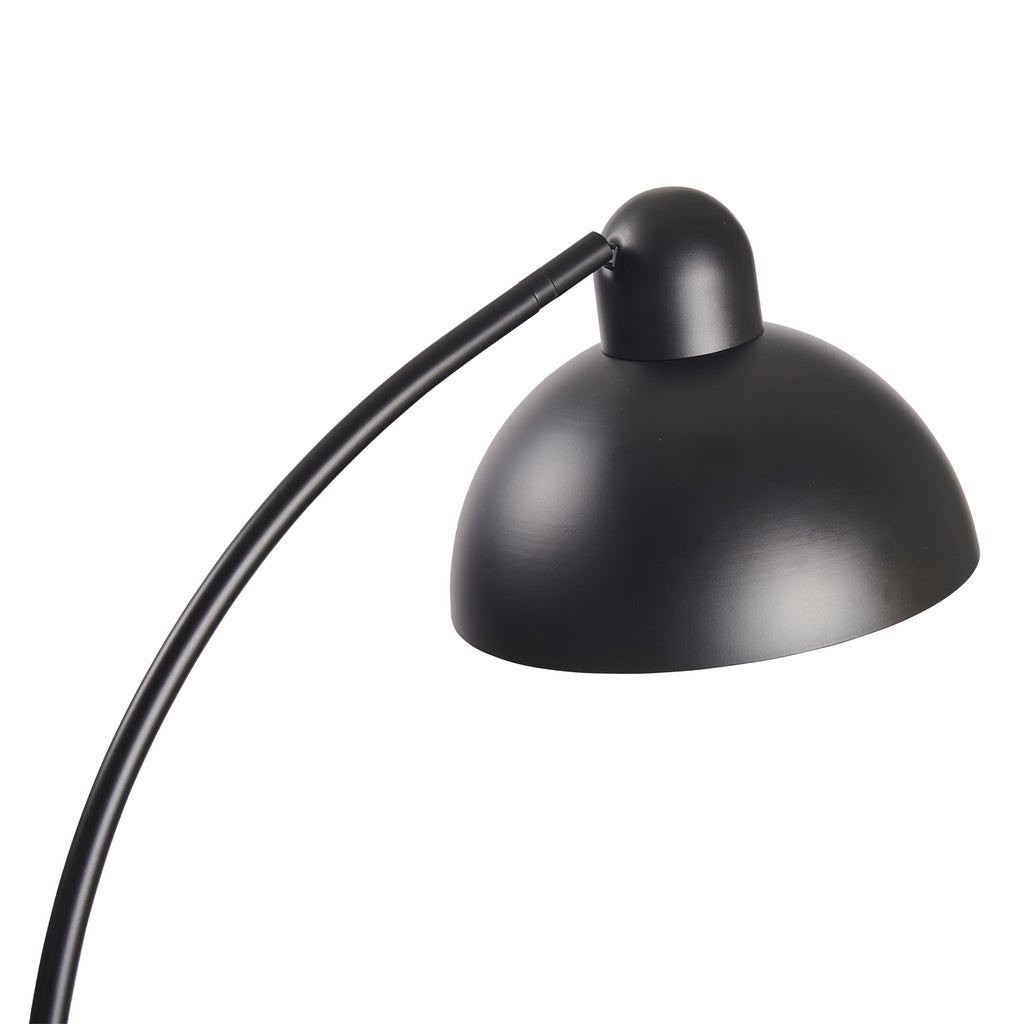 Eric sort/marmor gulvlampe