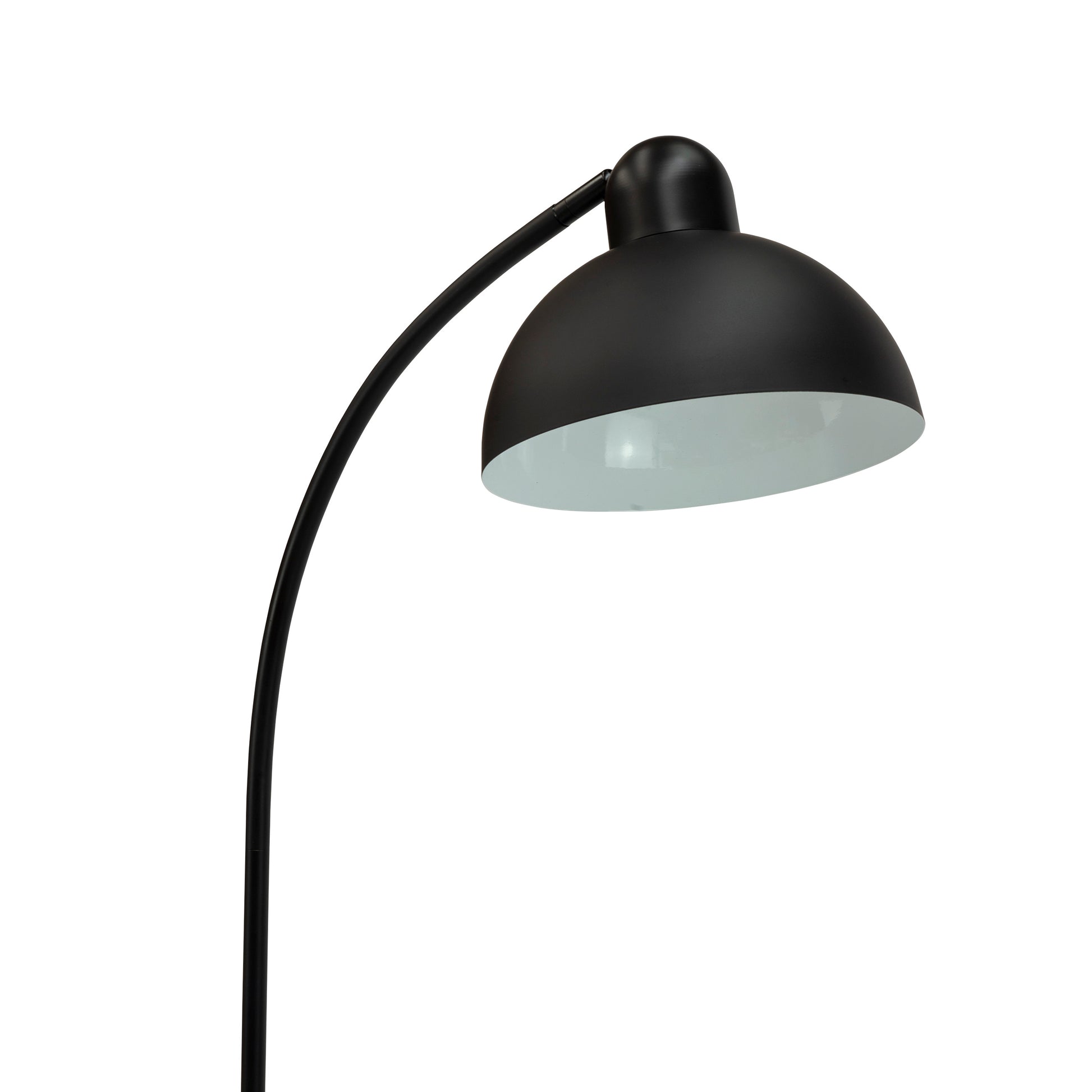 Eric sort gulvlampe flad base