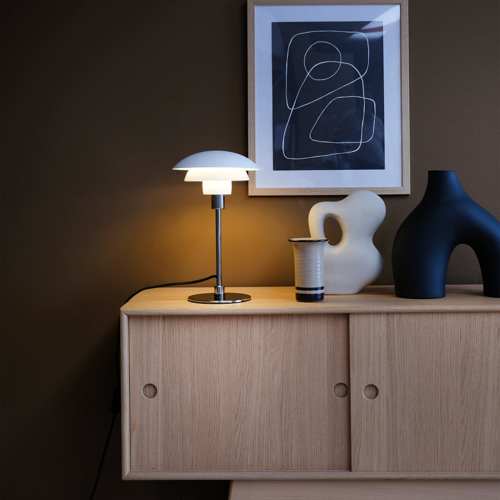 Morph Ø21 hvid bordlampe