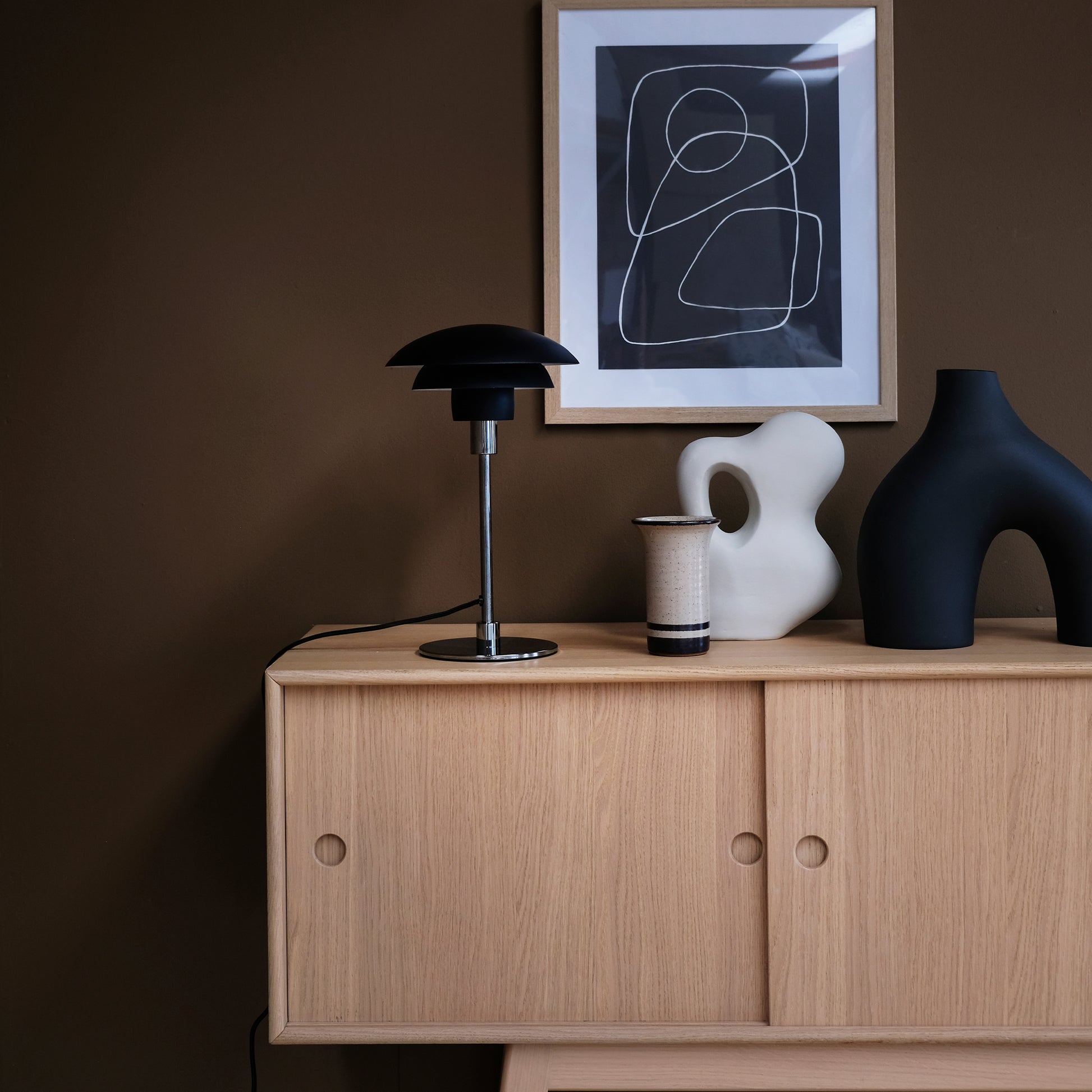 Morph Ø21 sort bordlampe