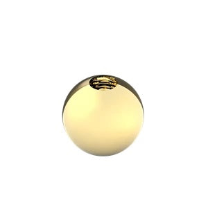 Panthella mini kuglemøtrik messing