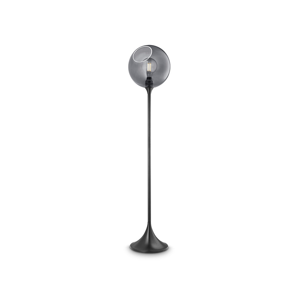 Ballroom smoke/sort gulvlampe