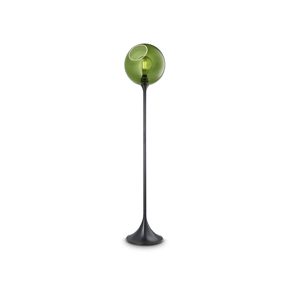 Ballroom army/sort gulvlampe