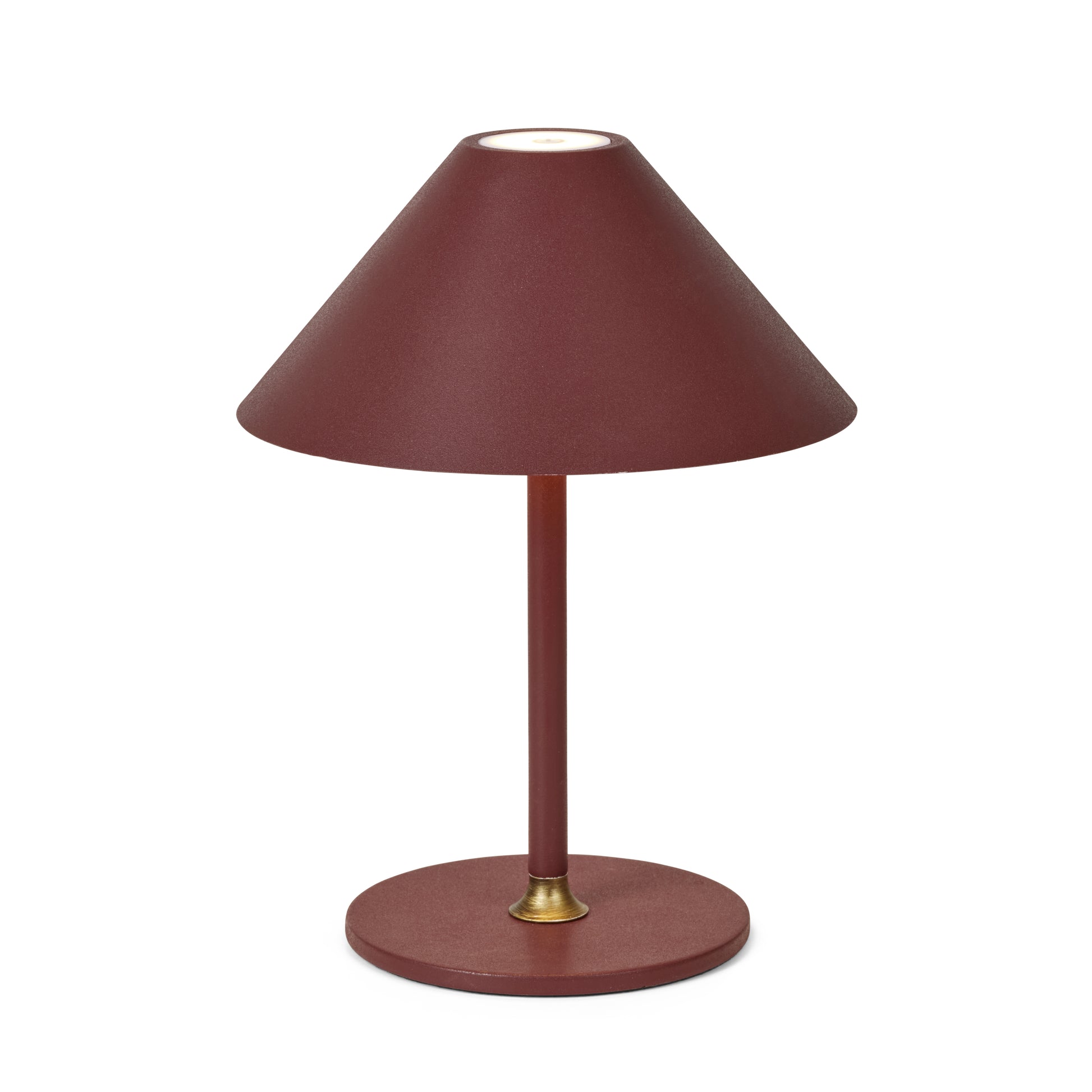 Hygge bordeaux batteri bordlampe Ø19