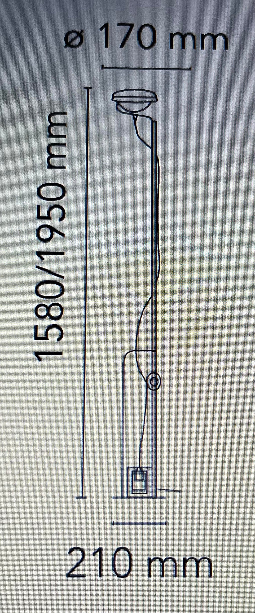 Toio gulvlampe sort