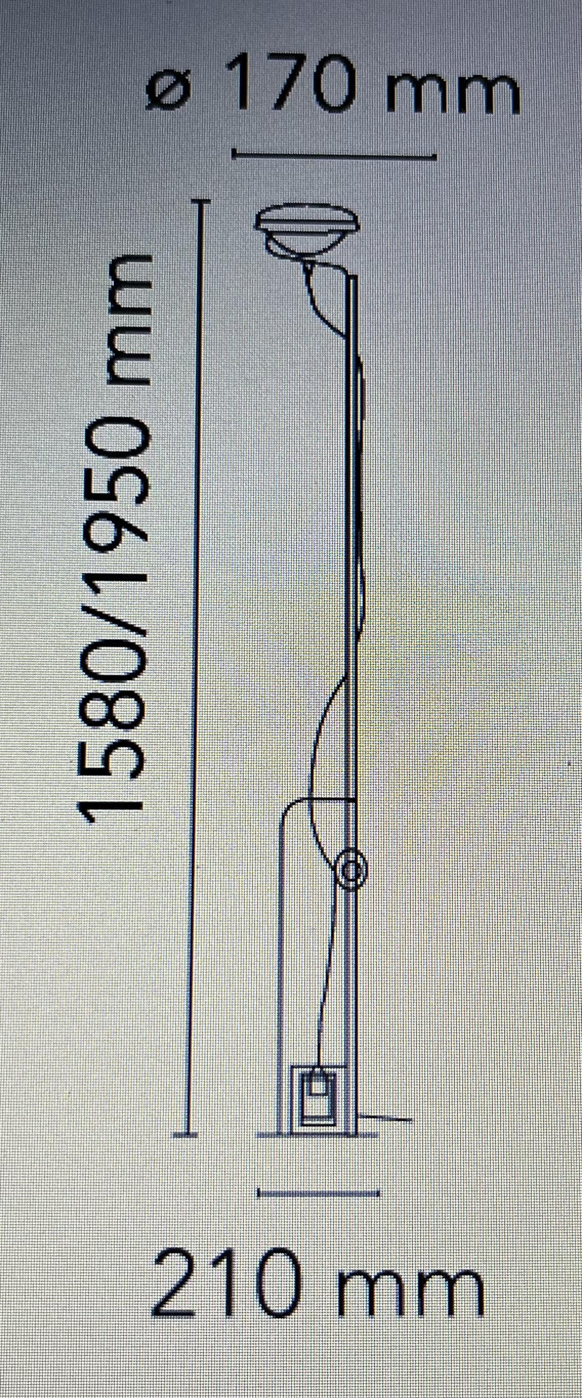 Toio gulvlampe sort