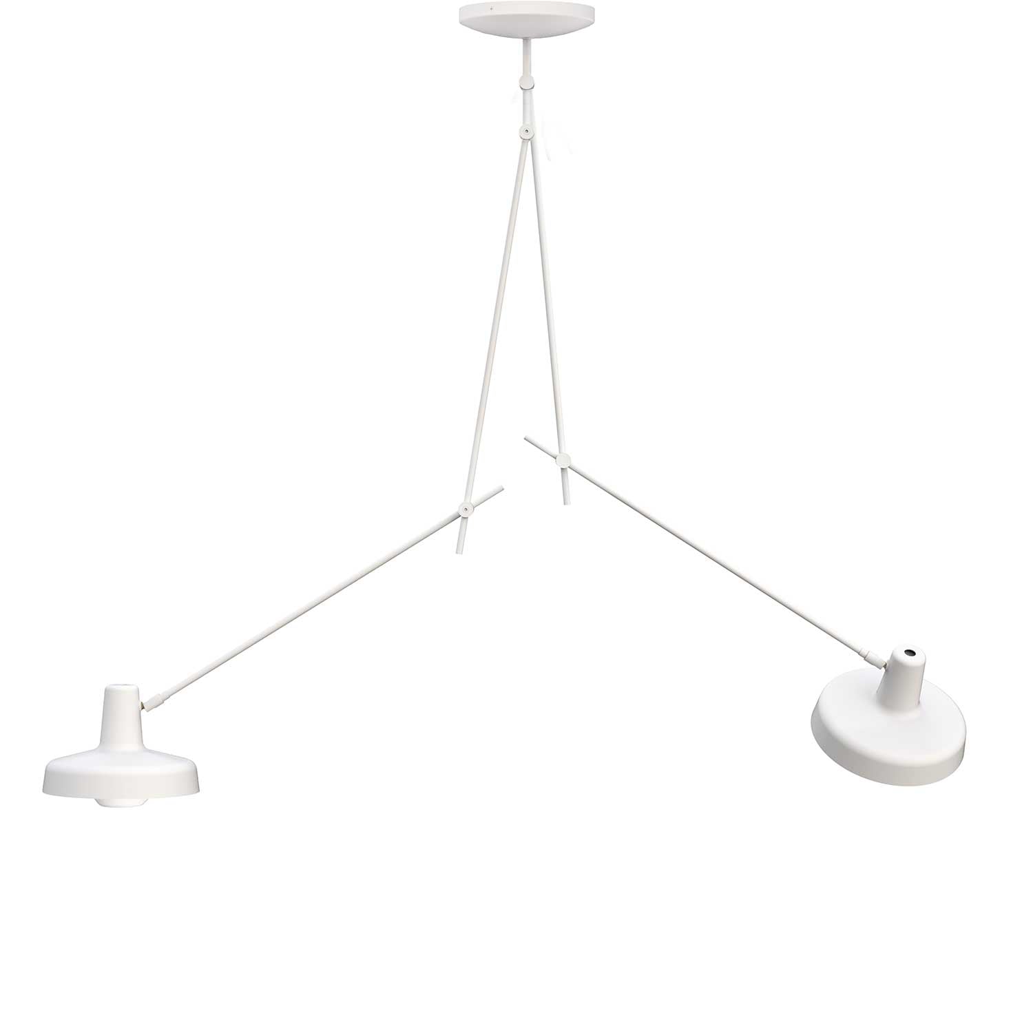 Arigato 2 arme Loftlampe Lang Hvid
