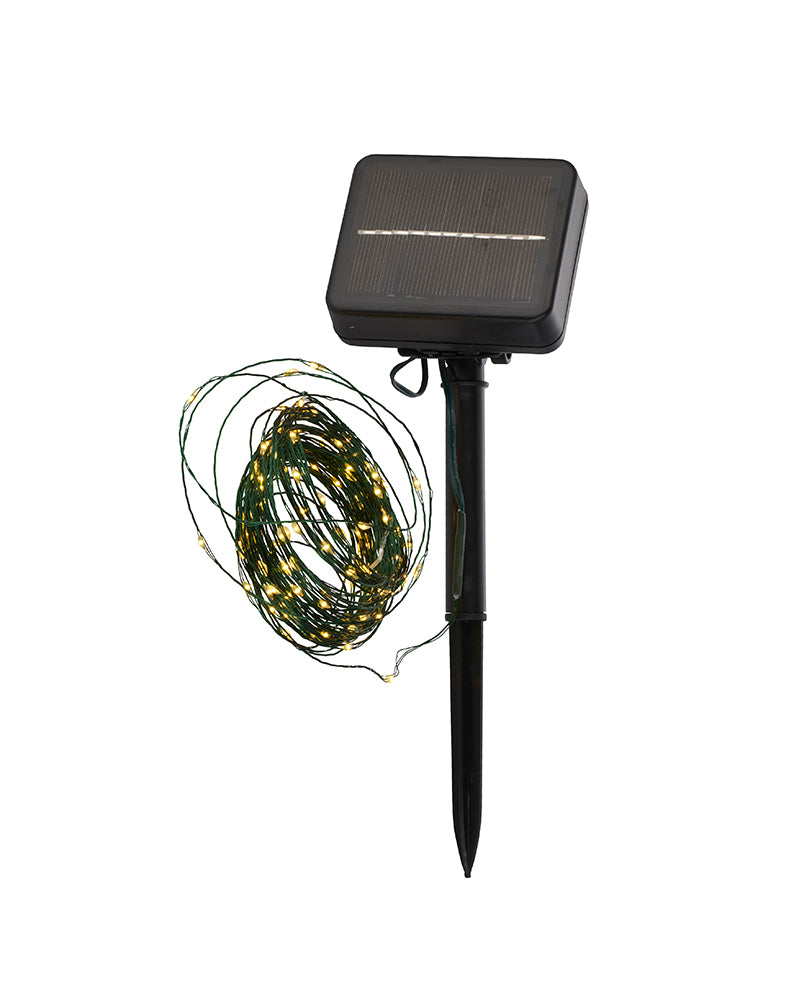 Knirke Solar 120 LED Grøn
