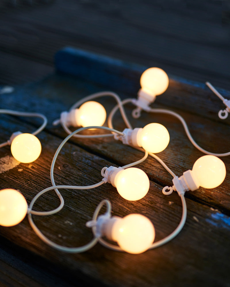 Lucas Supplementsæt 10 LED Mat Hvid