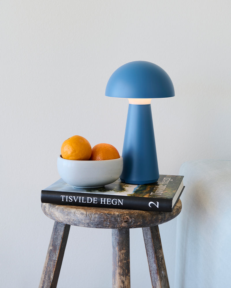 Sam Portable Bordlampe Blå
