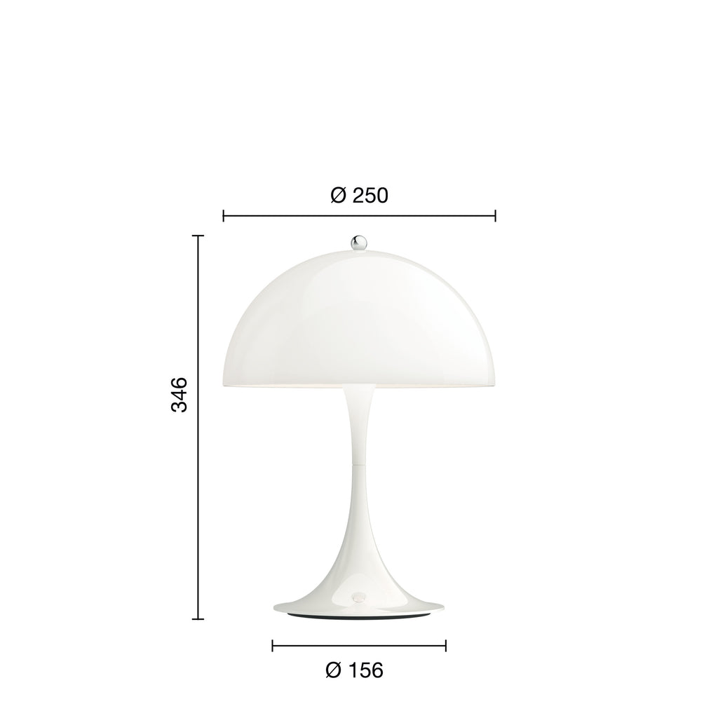 Panthella Portable 250 V2 opal bordlampe