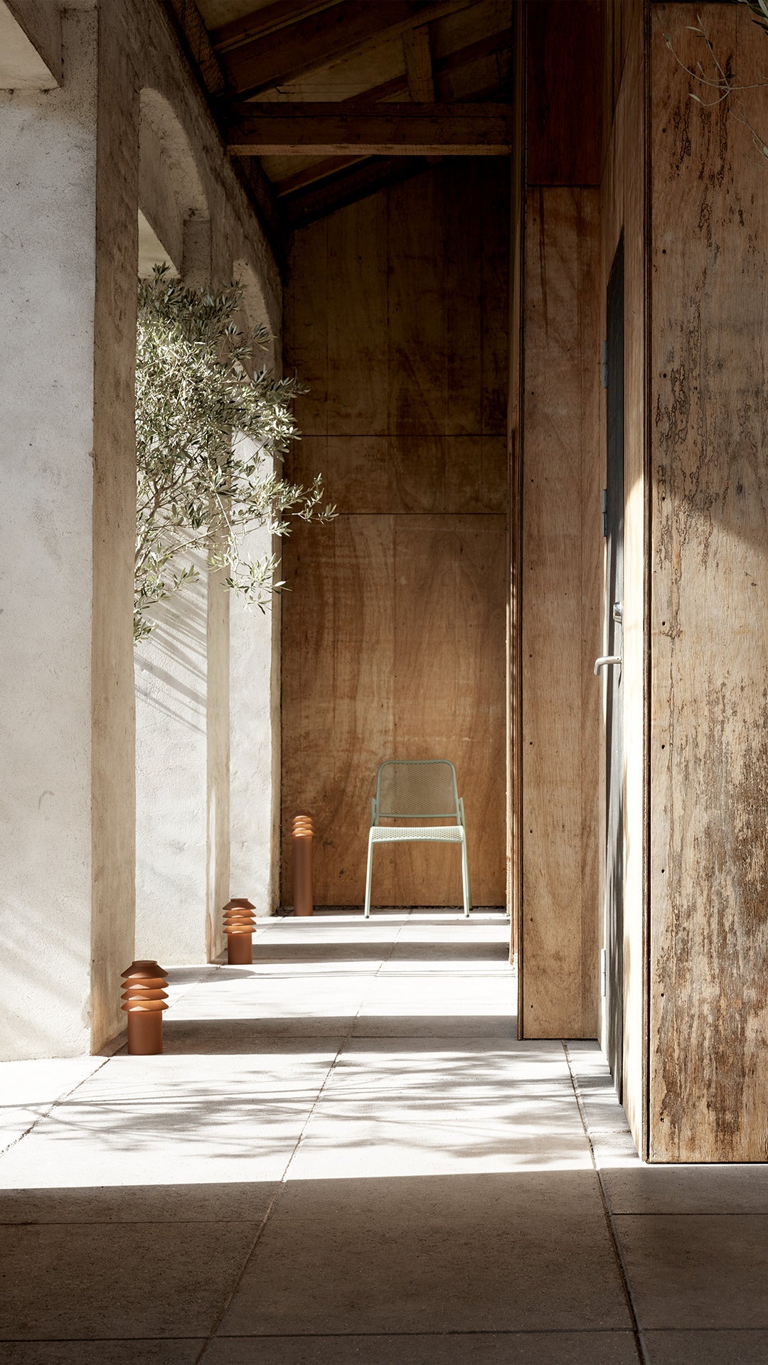 Bysted Garden Pullert Anker Kort u/Adaptor Corten 2700K