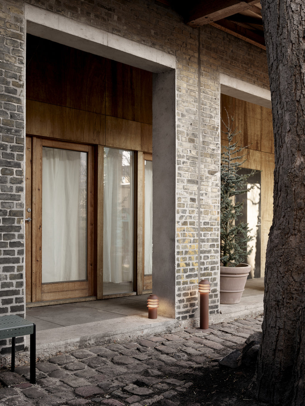 Bysted Garden Pullert Anker Kort u/Adaptor Corten 2700K