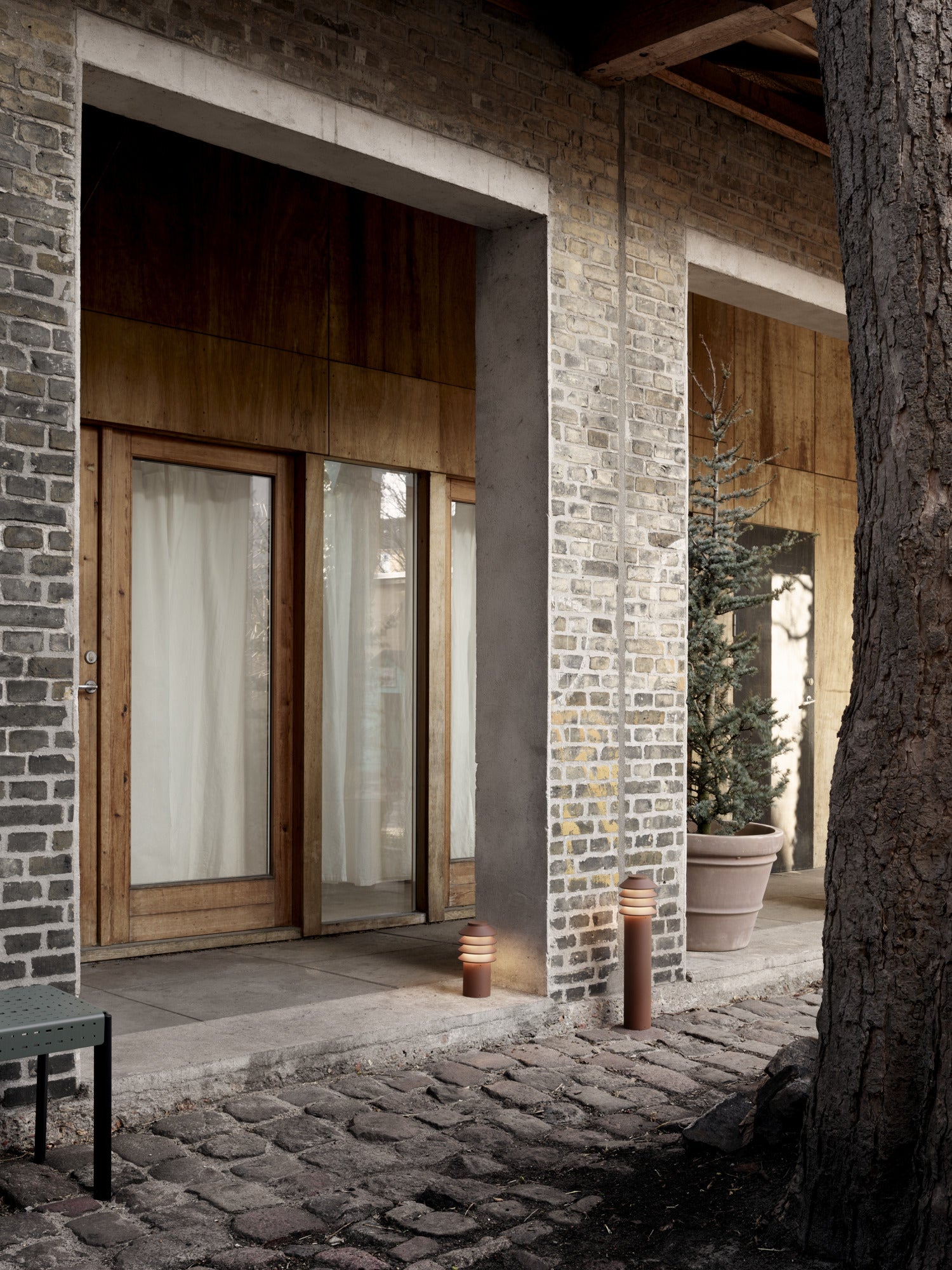 Bysted Garden Pullert Anker Kort u/Adaptor Corten 2700K