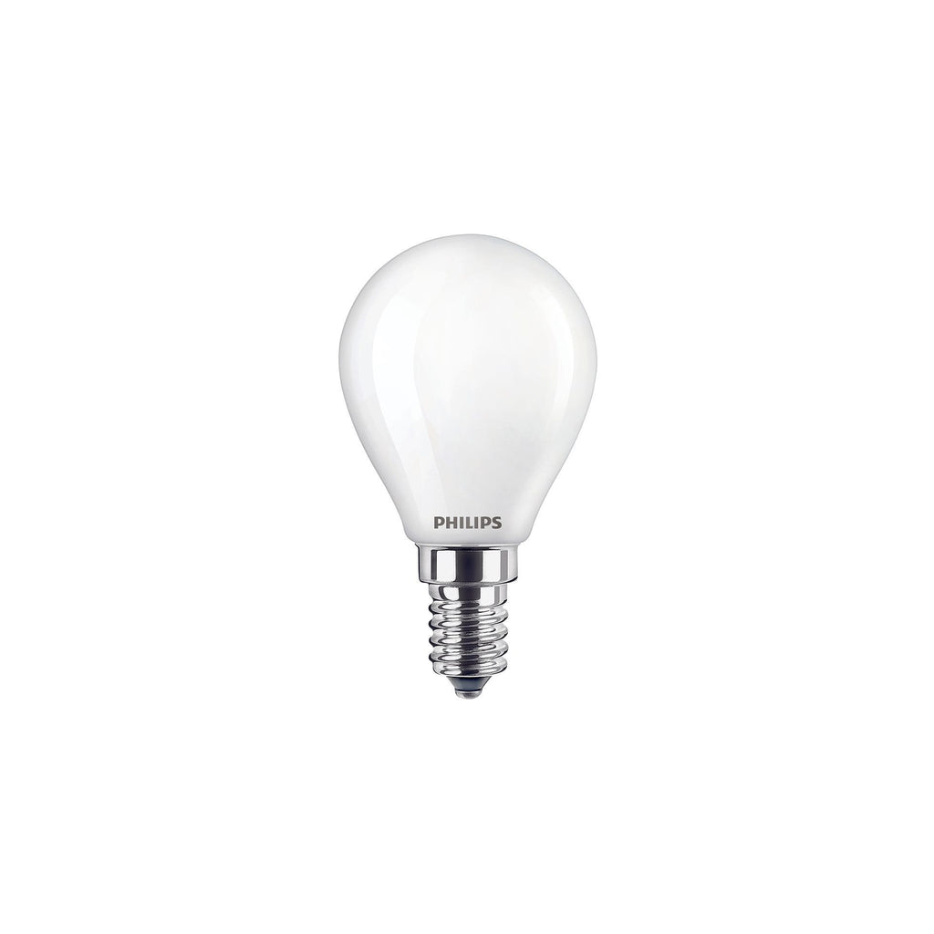 Philips LED E14 Krone 4,3W Glas Classic Frosted