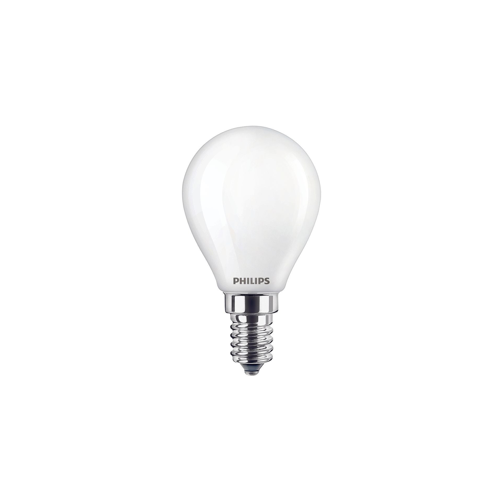 Philips LED E14 Krone 4,3W Glas Classic Frosted