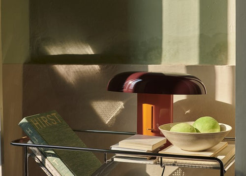 &TRADITION MONTERA JH42 AMBER/RUBY BORDLAMPE