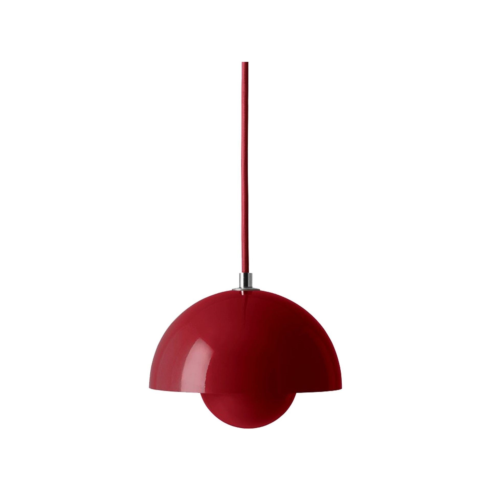Flowerpot VP10 vermilion rød pendel