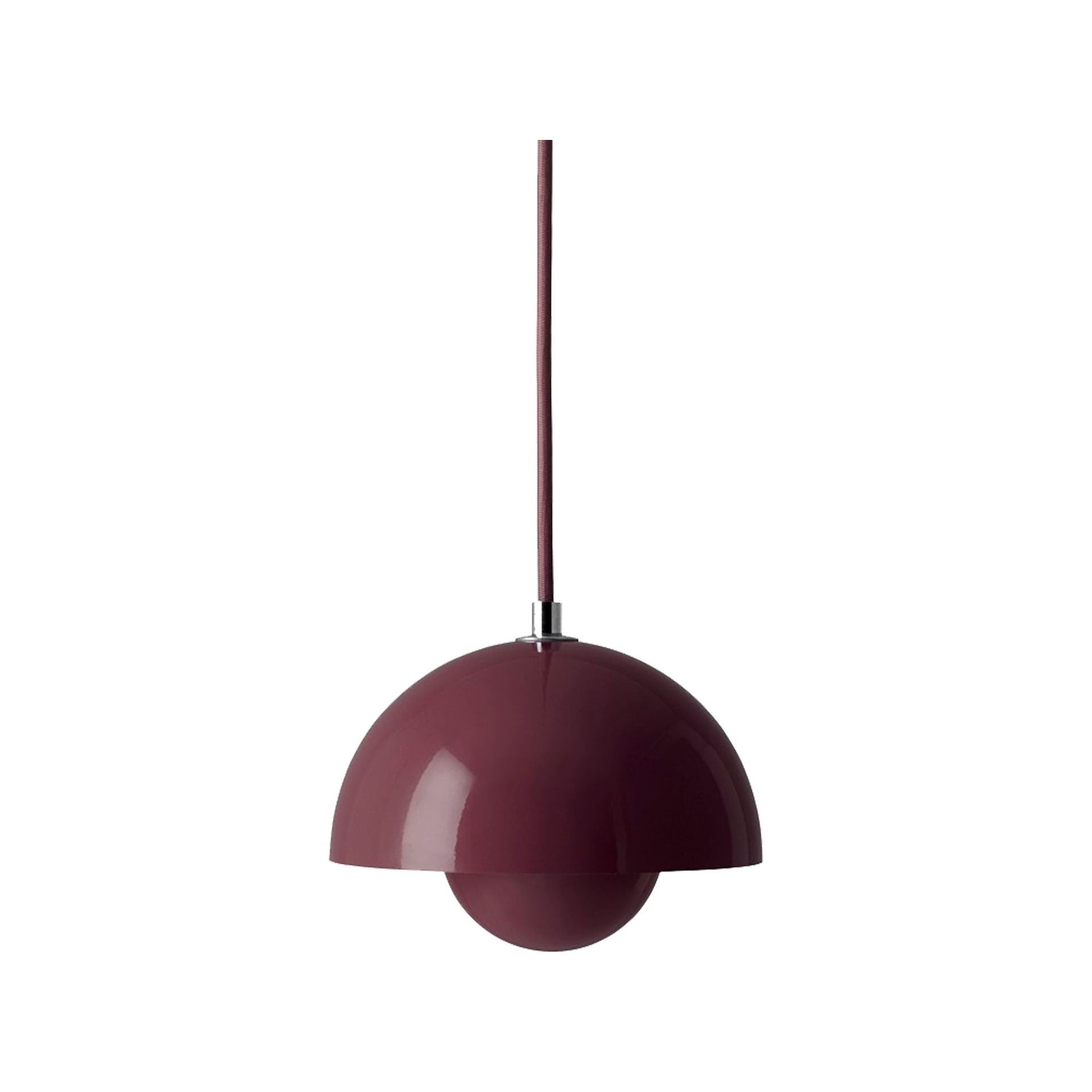 Flowerpot VP10 dark plum pendel