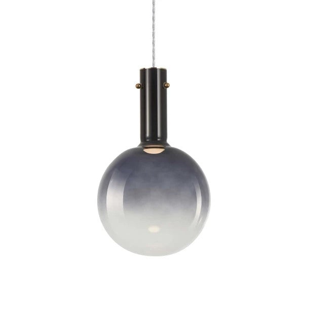 Raindrop 25 blå glas pendel