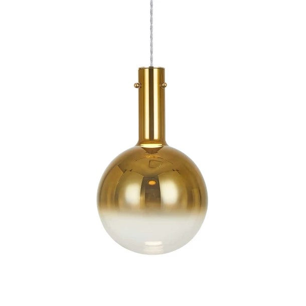 Raindrop 25 guld glas pendel