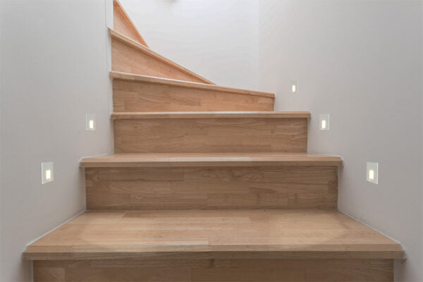 NOX Step Light Kit Square Alu - Hvid