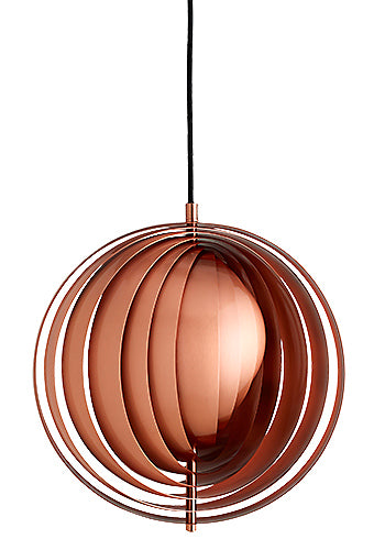 Moon kobber pendel small