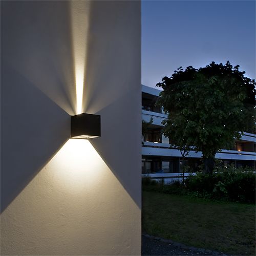Cube LED Ø10 Sort