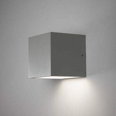 Cube XL Down LED Ø15 Sølv