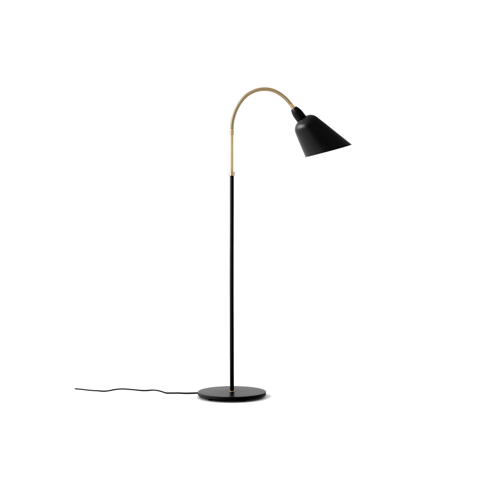 Bellevue AJ7 gulvlampe sort/messing
