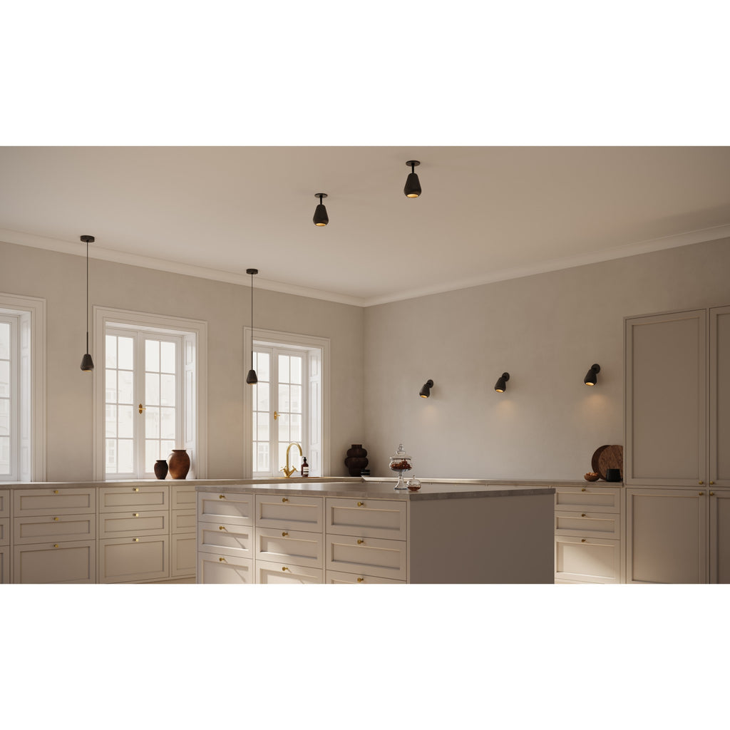 Anoli spot sort/sort Ø 10 pendel