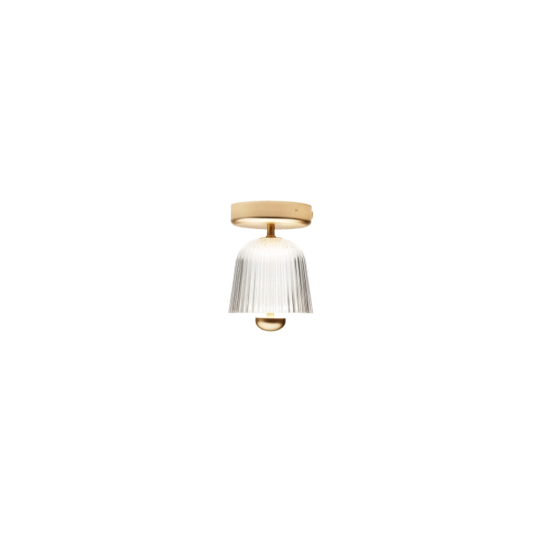 Asteea satin messing/akryl loftslampe