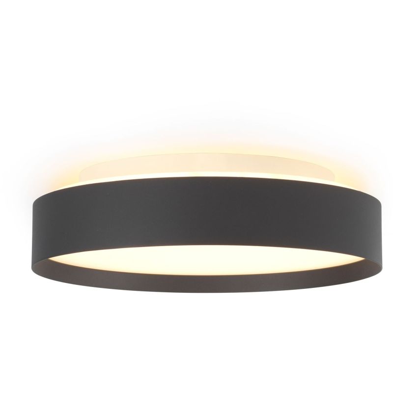 Backlight full Ø30 3 trins led dæmp sort loftlampe
