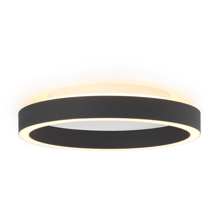 Backlight string Ø30 3 trins led dæmp sort loftlampe