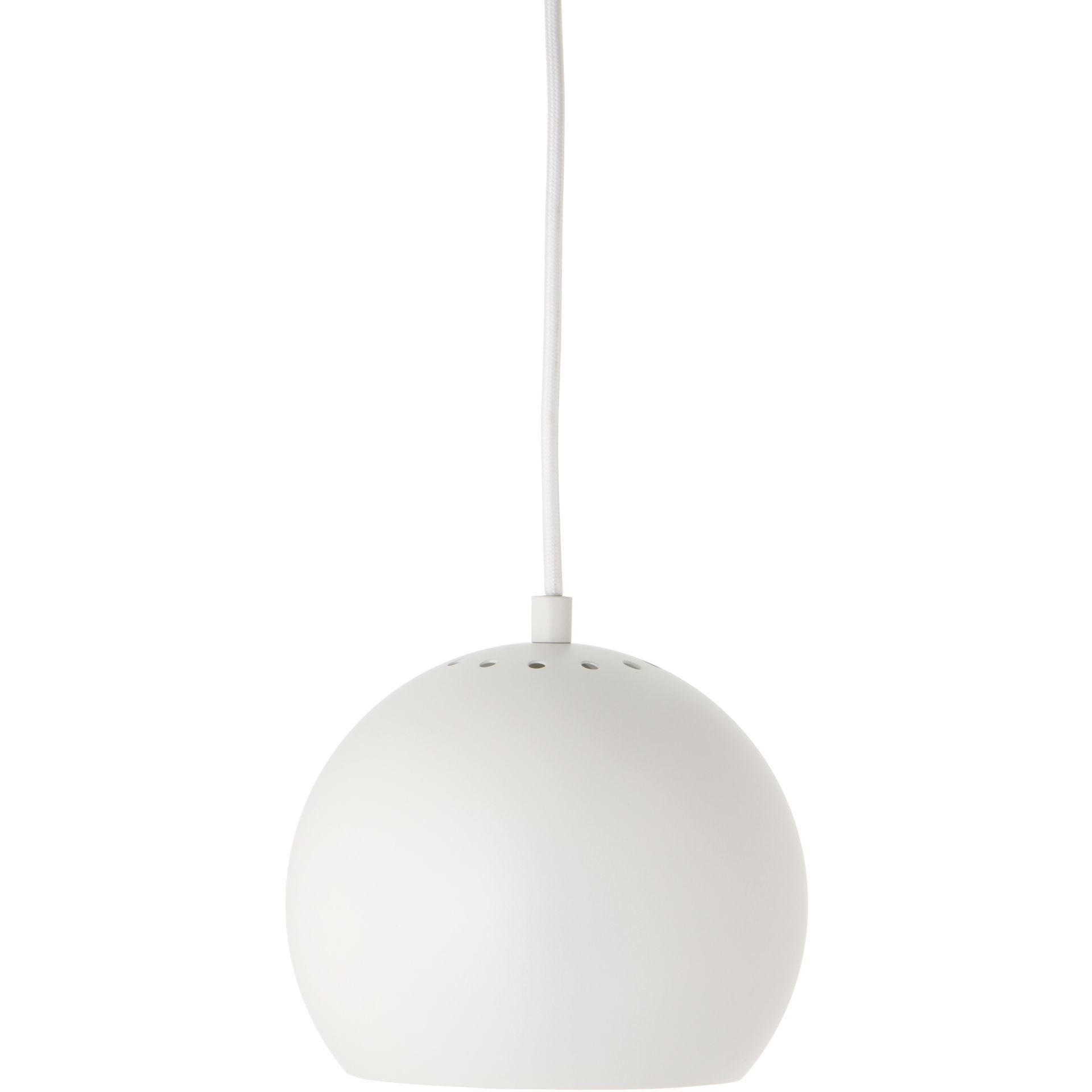 Ball Pendel Mat Hvid Ø18