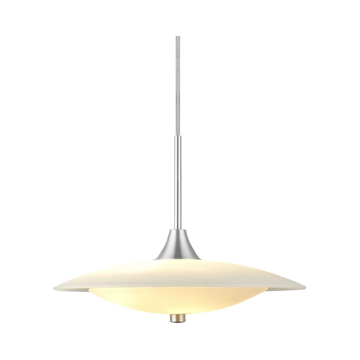 Baroni Ø40 alu/opal pendel