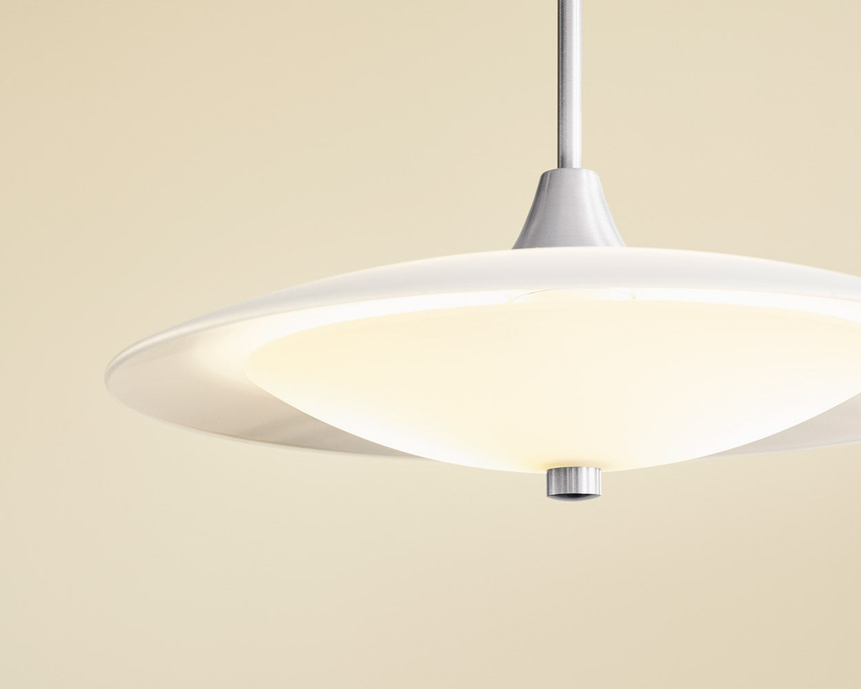 Baroni Ø46 alu/opal pendel