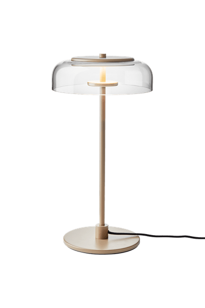 Blossi nordisk guld/klar led dæmp bordlampe
