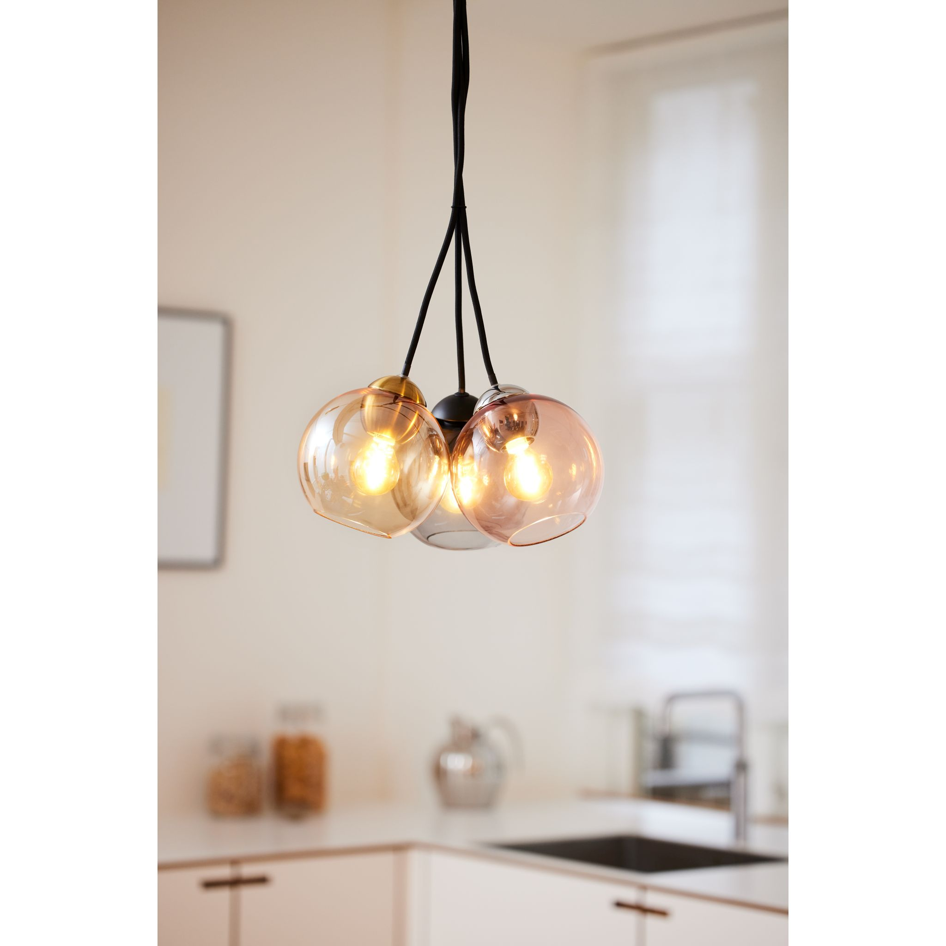 Bubbles Ø14 G rosa pendel